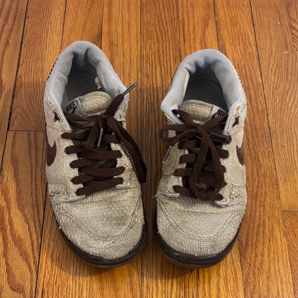 Nike Dunk Low Premium 'Hemp - Net Medium Brown' sneakers - Picture 2 of 7